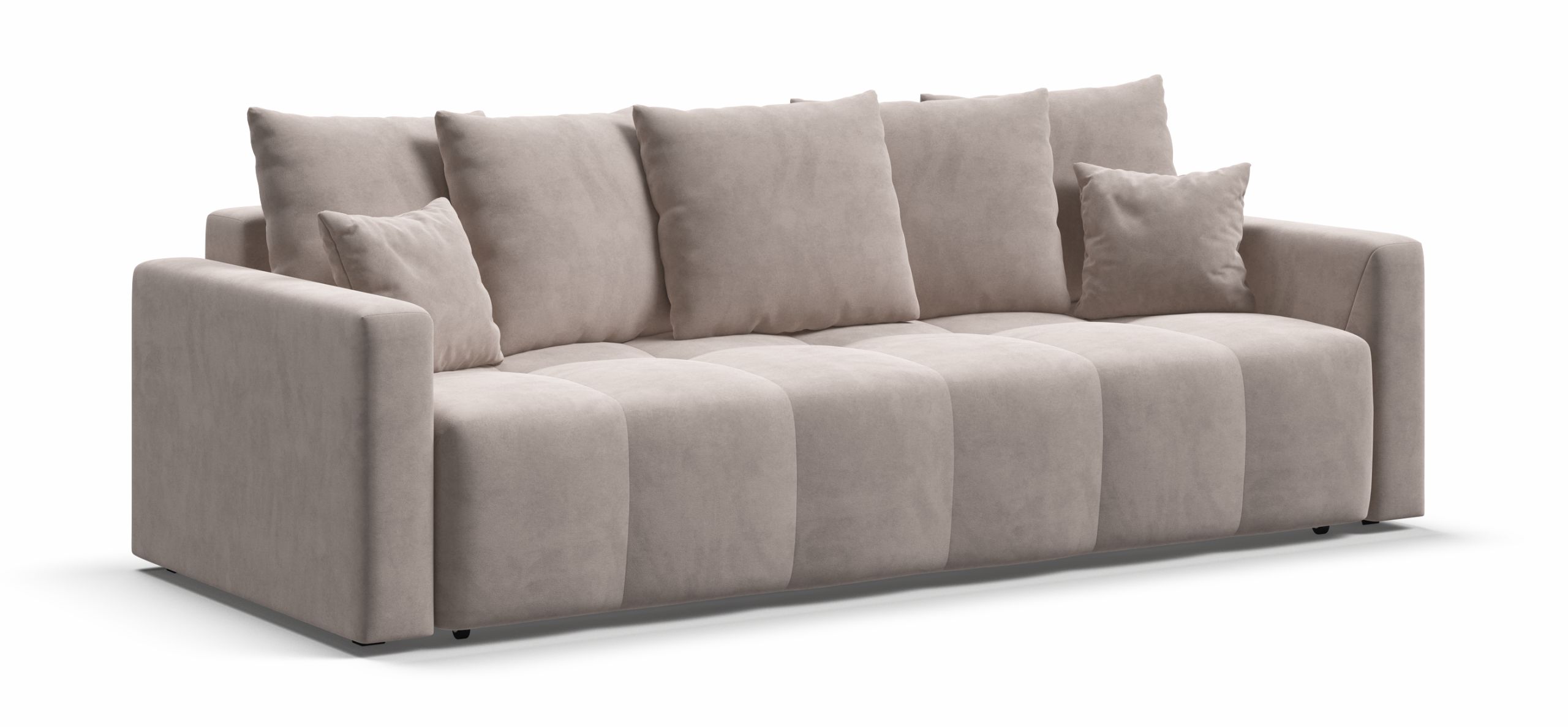 Диван Босс Тренд велюр Монолит латте