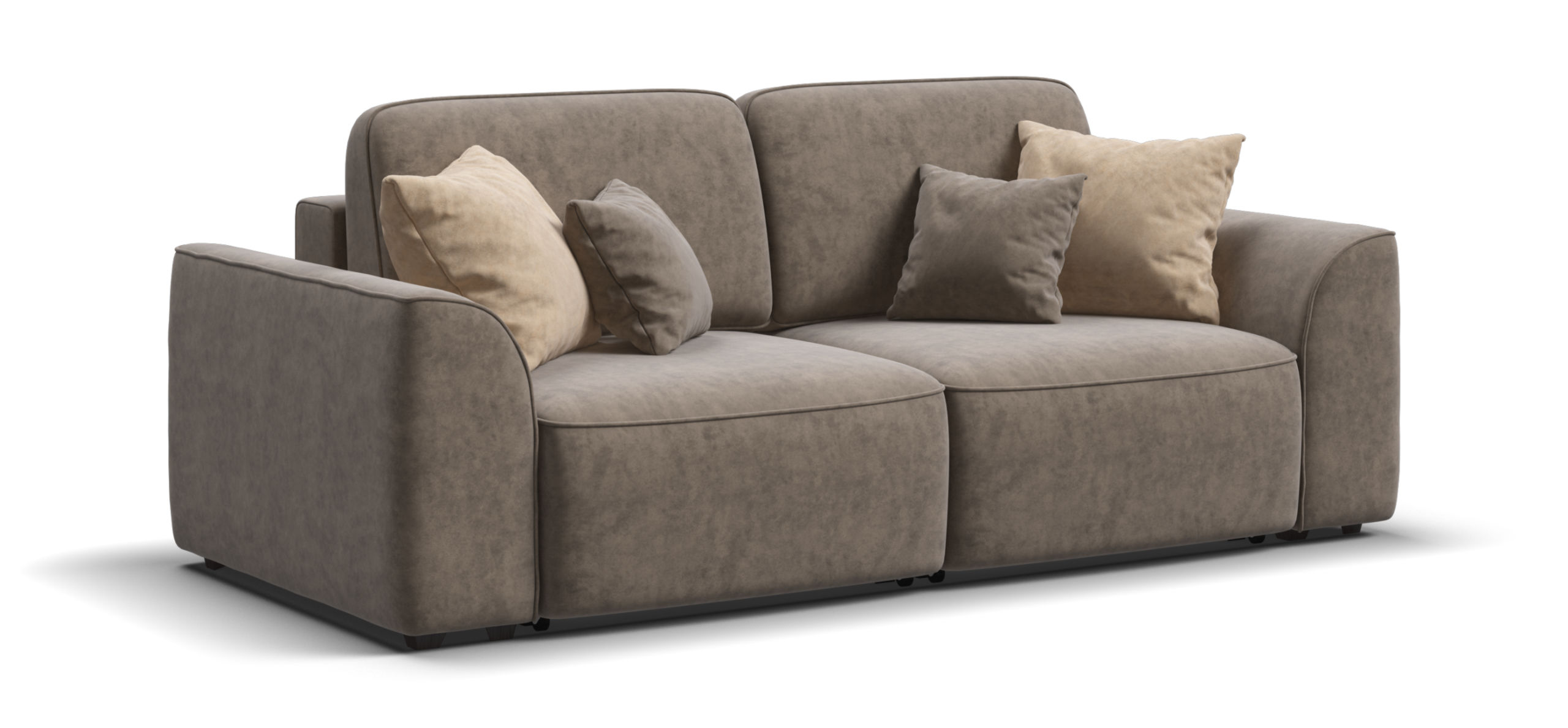 Диван Кинг Модуль велюр Роял тауп