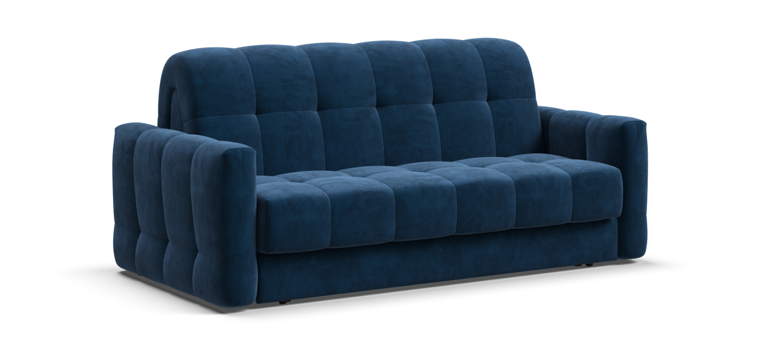 Диван Босс Слип 160 велюр Монолит синий