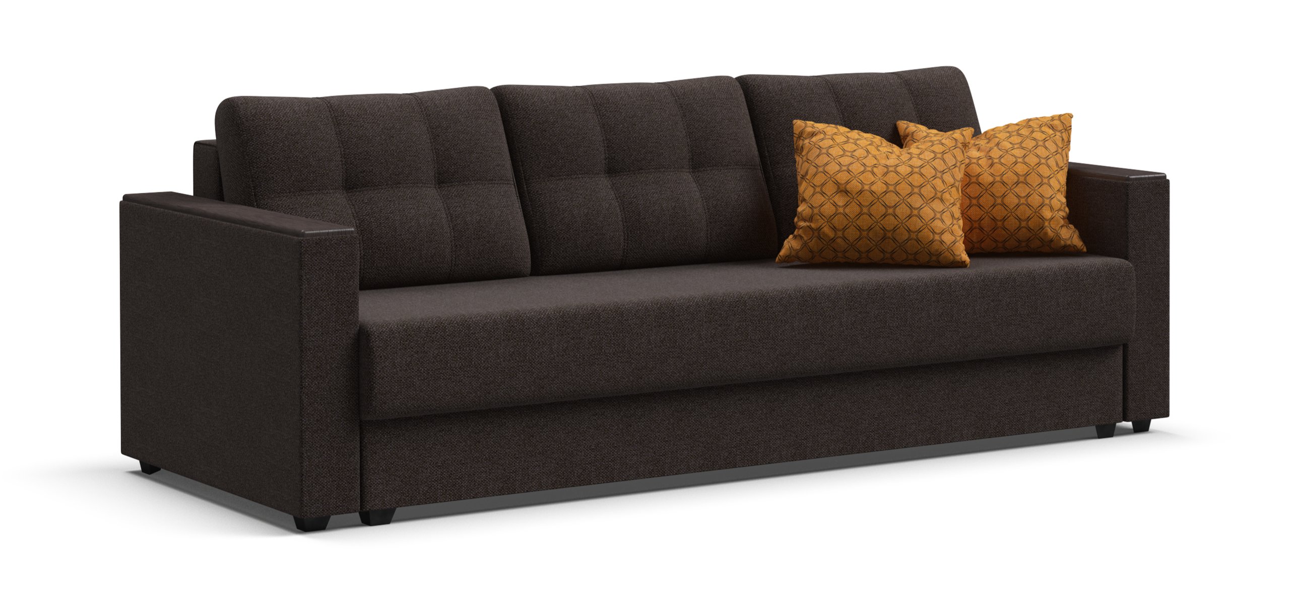 Диван Атланта Рогожка Мальмо шоколад