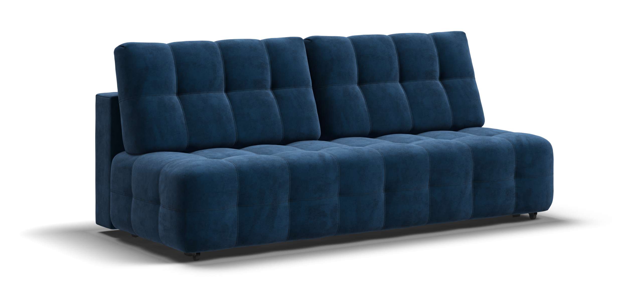 Диван Босс Мини велюр Монолит синий