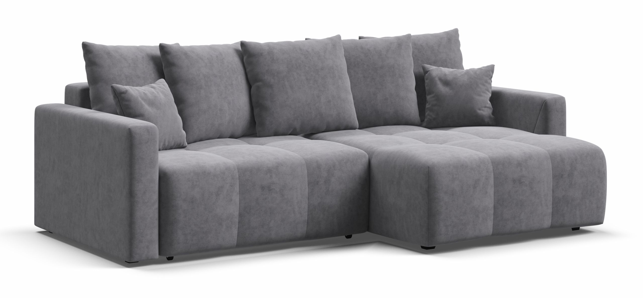 Угловой диван Босс Тренд велюр Роял агат