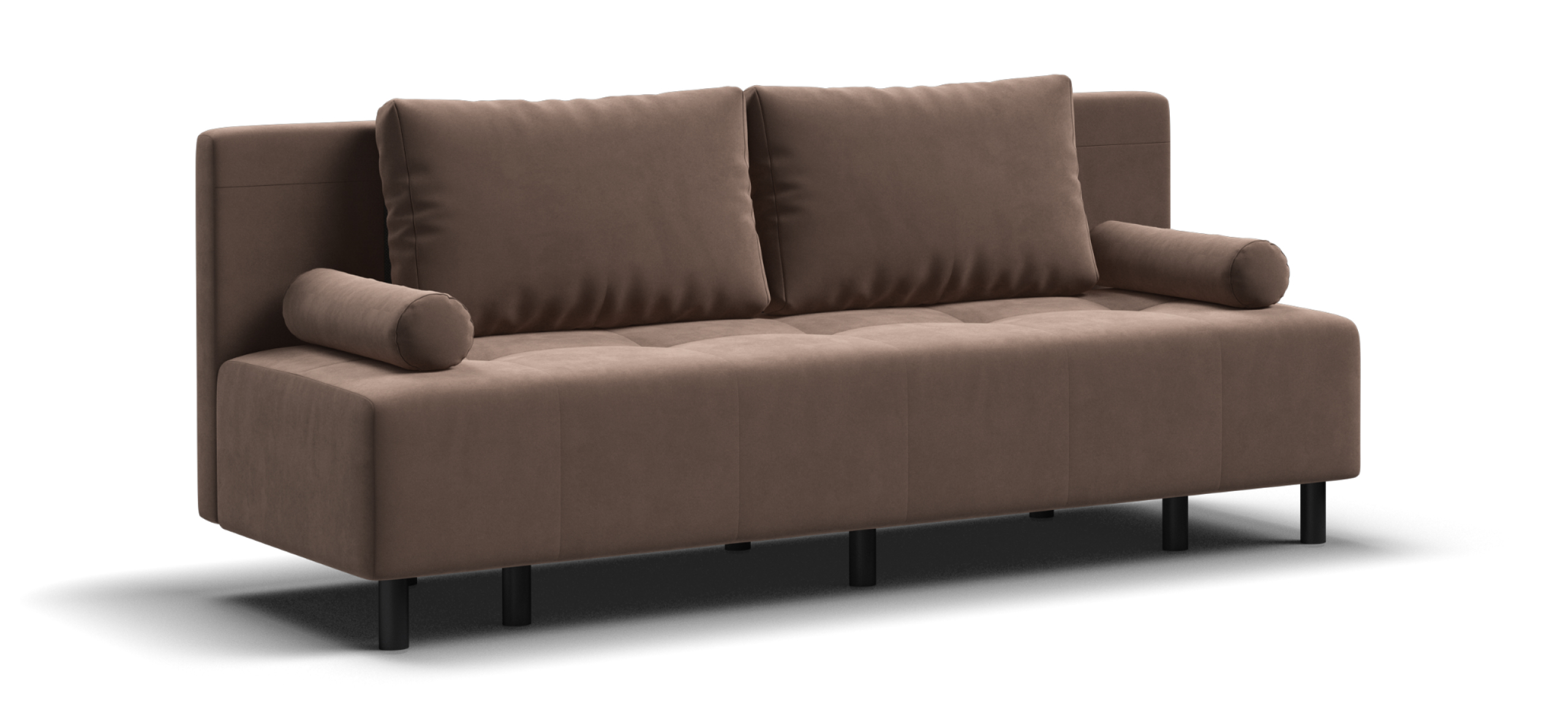 Диван Бостон Мини велюр Монолит мокко